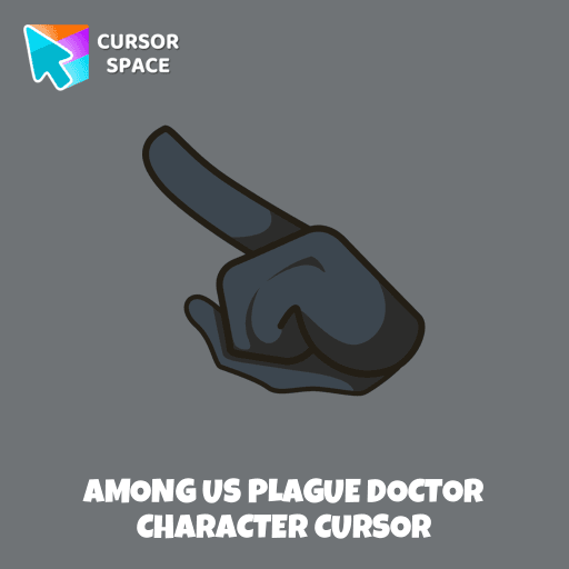 Among Us Plague Doctor Character cursor arrow cursor